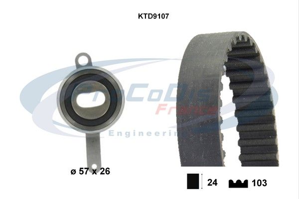 PROCODIS FRANCE Zobsiksnas komplekts KTD9107